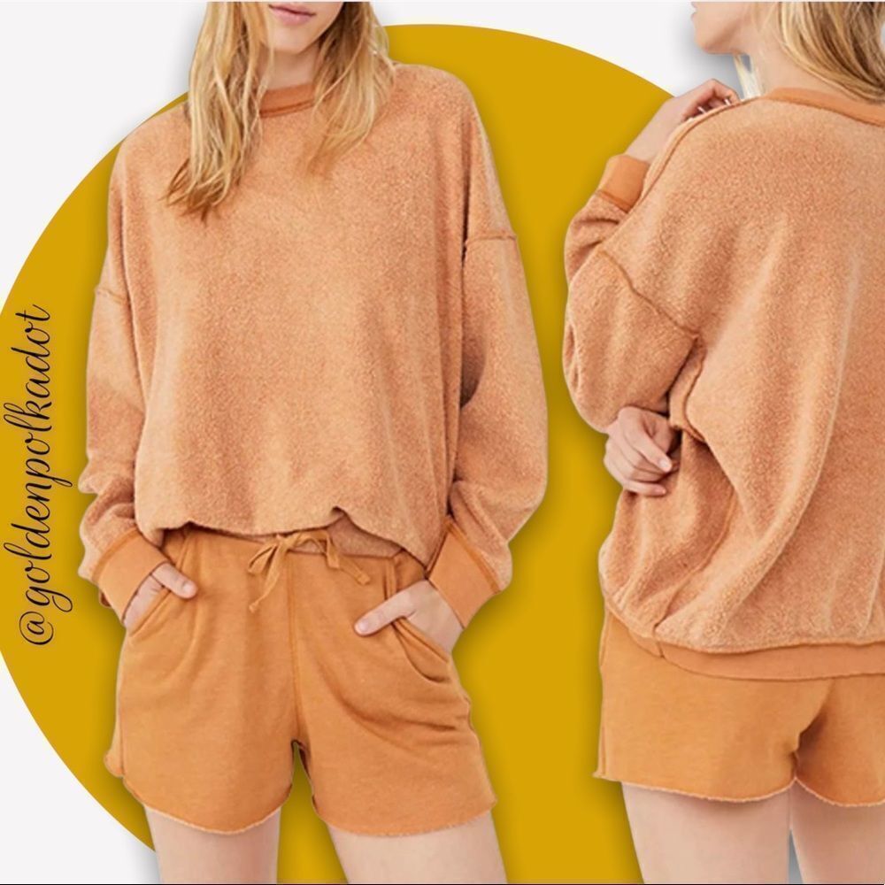 FREE People Movement Short Set in Cognac Intimately Kelly NWT Large - Picture 4 of 10